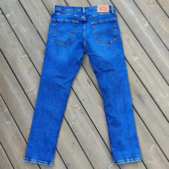 Levi's 511 Slim Fit 36x32 Straight Leg Men's Denim Blue Jeans - Picture 5 of 10